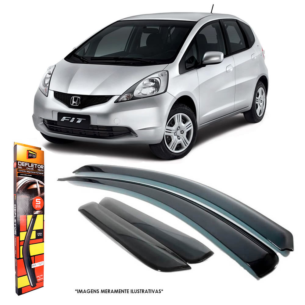 Calha de Chuva New Fit 2009 até 2014 4 Portas TG Poli - 28005
