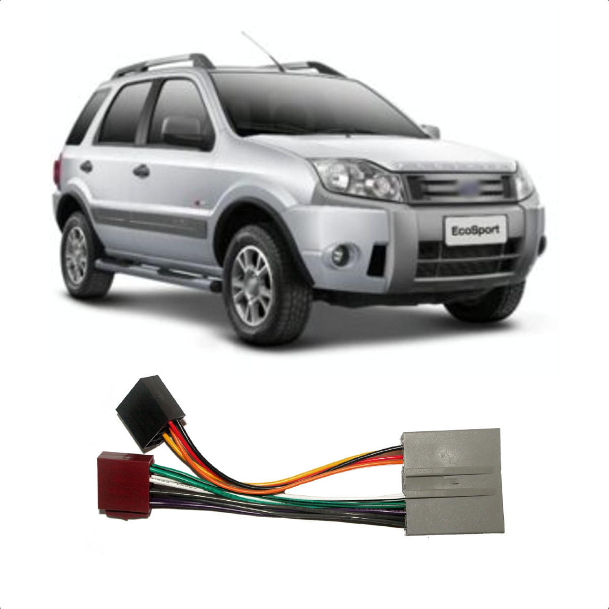 Chicote Original Ford Fusion 2010 2011 2012 e Ecosport 2011 EXC017
