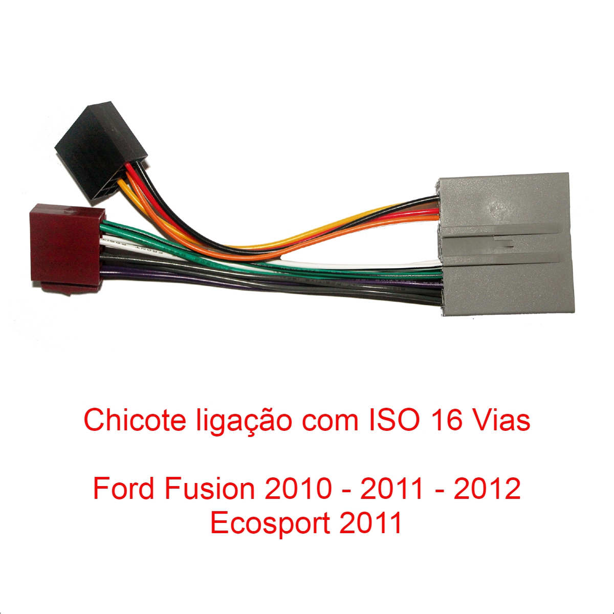 Chicote Original Ford Fusion 2010 2011 2012 e Ecosport 2011 EXC017