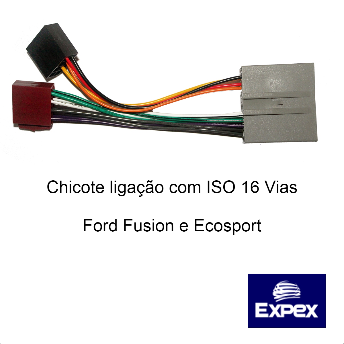 Chicote Original Ford Fusion 2010 2011 2012 e Ecosport 2011 EXC017