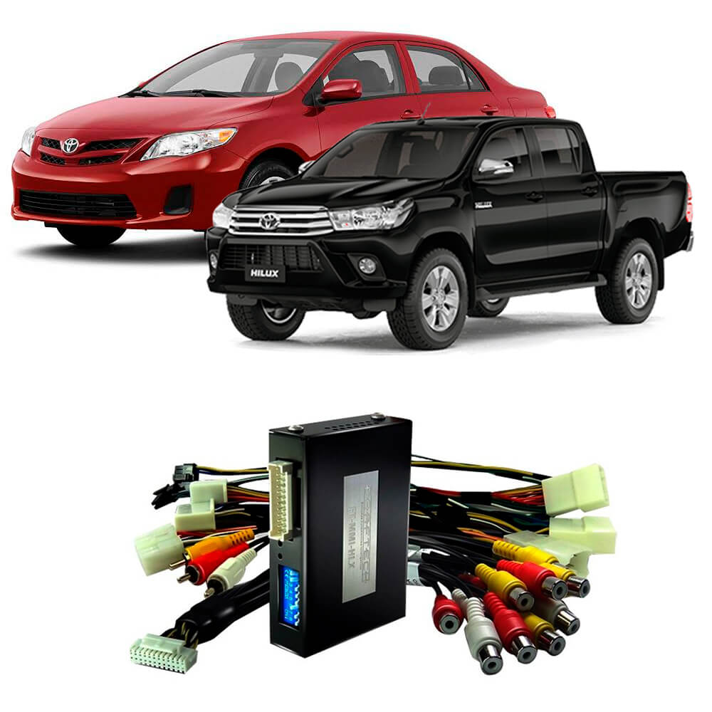 Interface De Tela Em Movimento Corolla Toyota  Hilux 2012 e 2013 Faaftech - FT-MMI-HLX