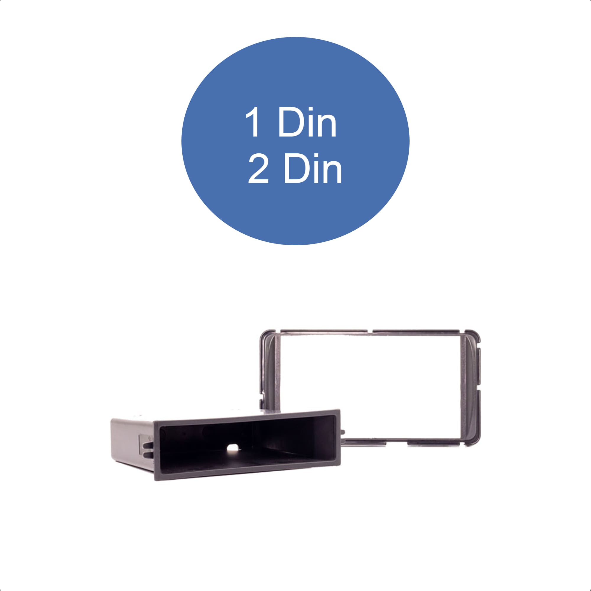 Moldura 1Din/2 Din Preto Com Porta Objetos Etios 2013-2021 Expex - EPX131