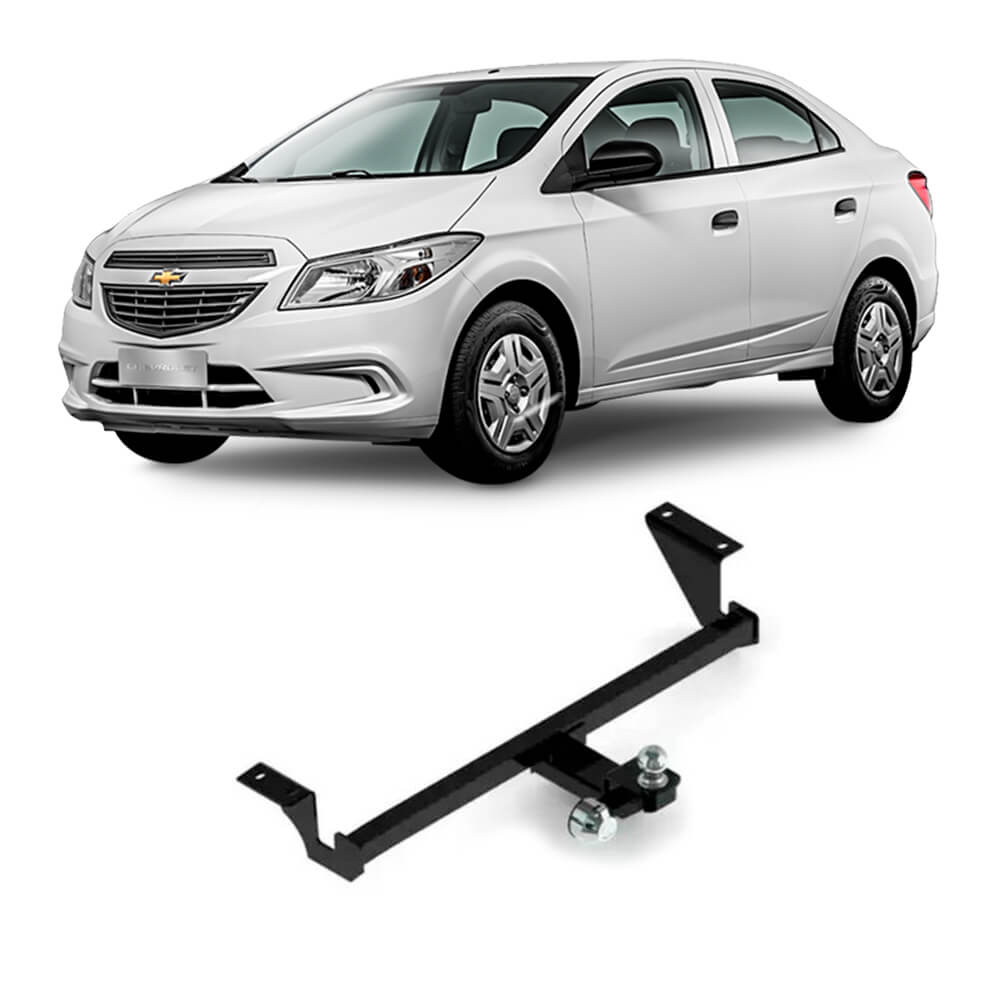 Engate Braconi Prisma LS/LT/LTZ 2013 até 2019 Tração até 450Kg com Bola Cromada - GM-50