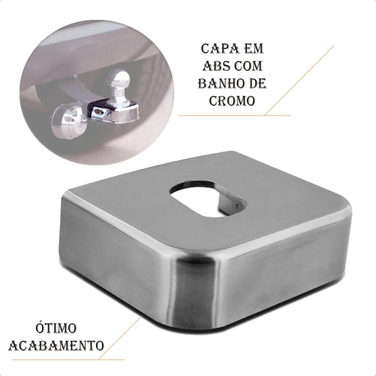 Engate Braconi Sonic Sedan 2012 até 2014 Fixo Sem Furar com Bola Cromada Tração até 450Kg - GM48