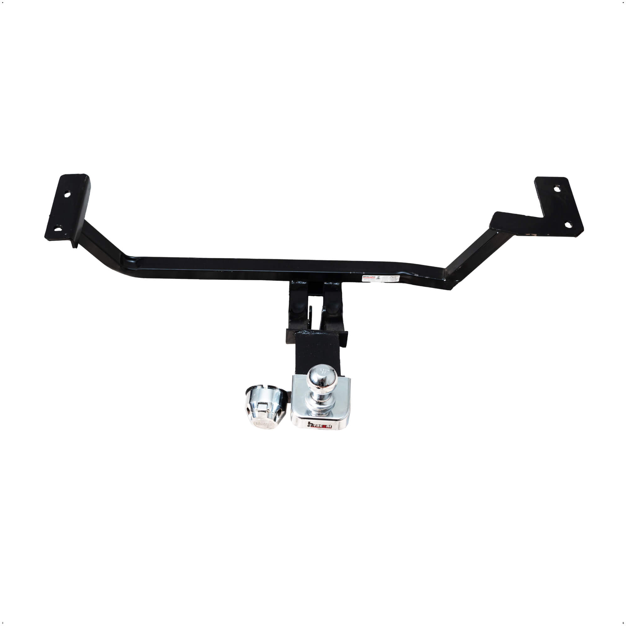 Engate Braconi CRV 2007-2011 Sem Furar com Bola Cromada Tração até 600kg Modelo Fixo - IM-40
