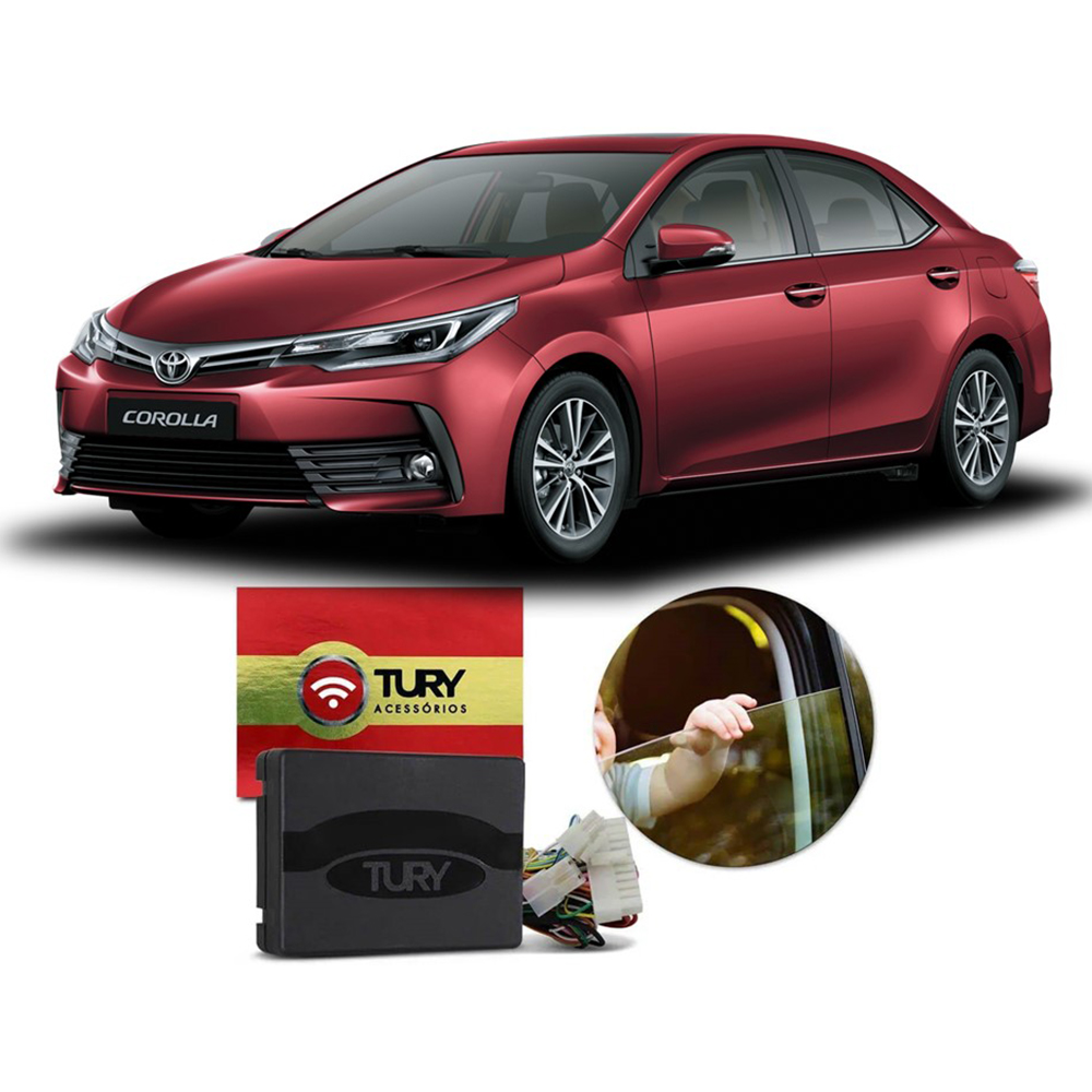 Modulo Vidro Tury PRO4.37M Corolla GLI 15/..Rav-4 01/... Camry 07/12 Corolla XLI 09/14