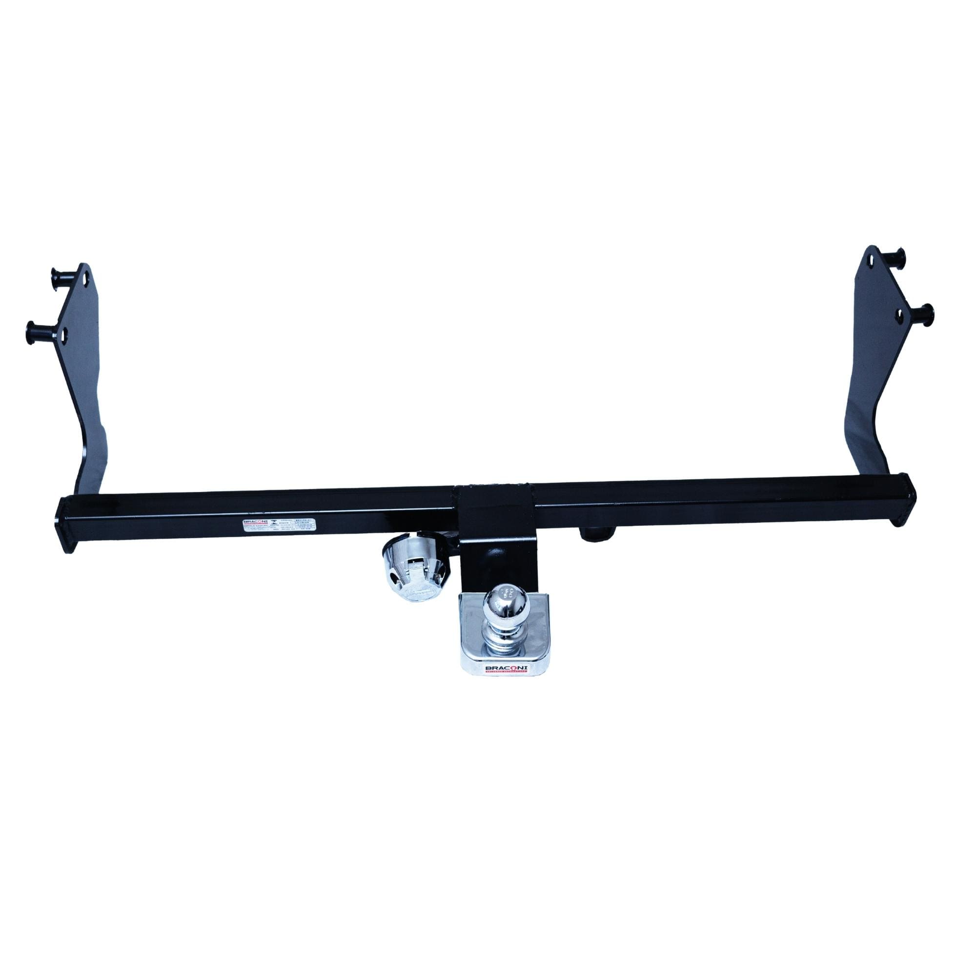 Engate New Rav4 2013-2017 Sem Furar c/ Bola Cromada Tração 600kg Modelo Fixo Braconi - BRCIM121