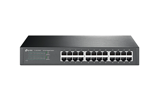 Switch 24 portas 10/100/1000 -TL-SG1024D (Rack) - TP-Link