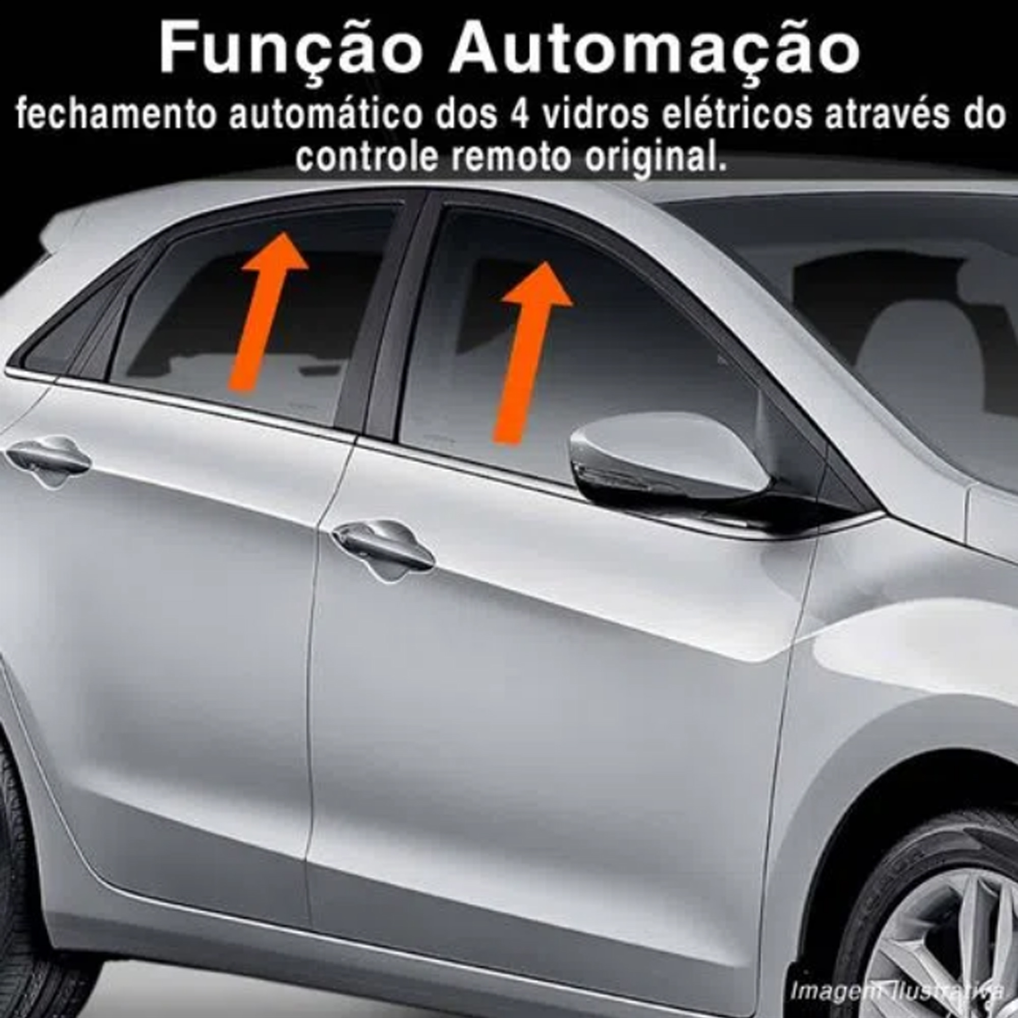 Módulo de Vidro e Teto Solar Anti-esmag. Polo/Golf/Crossfox/Saveiro/Fox/Tiguan/Voyage-Tury LVX5.4