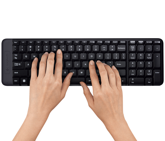 Teclado e mouse sem fio preto - Logitech MK220