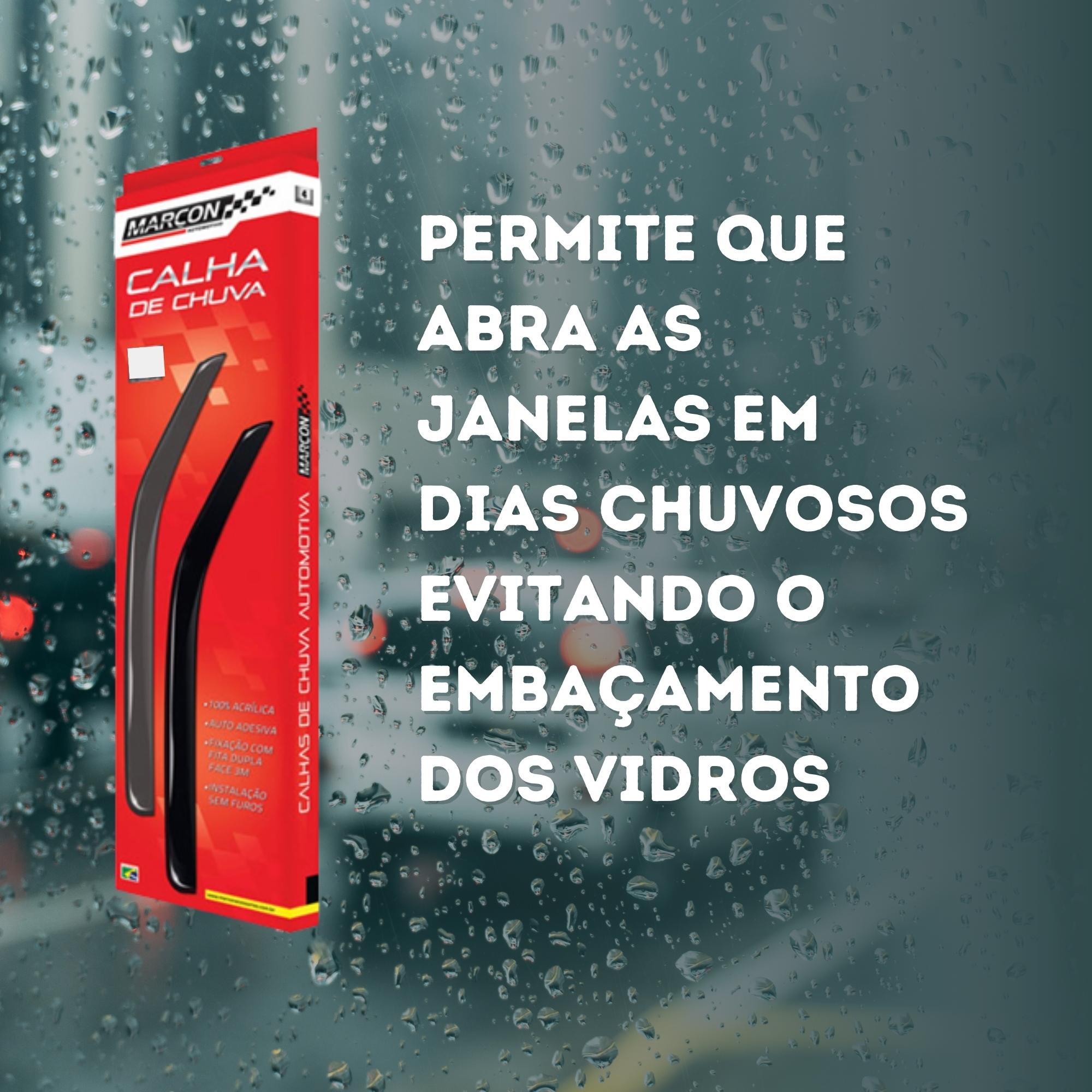 Calha De Chuva Volkswagen UP! Todos 2 Portas Marçon - VW-239