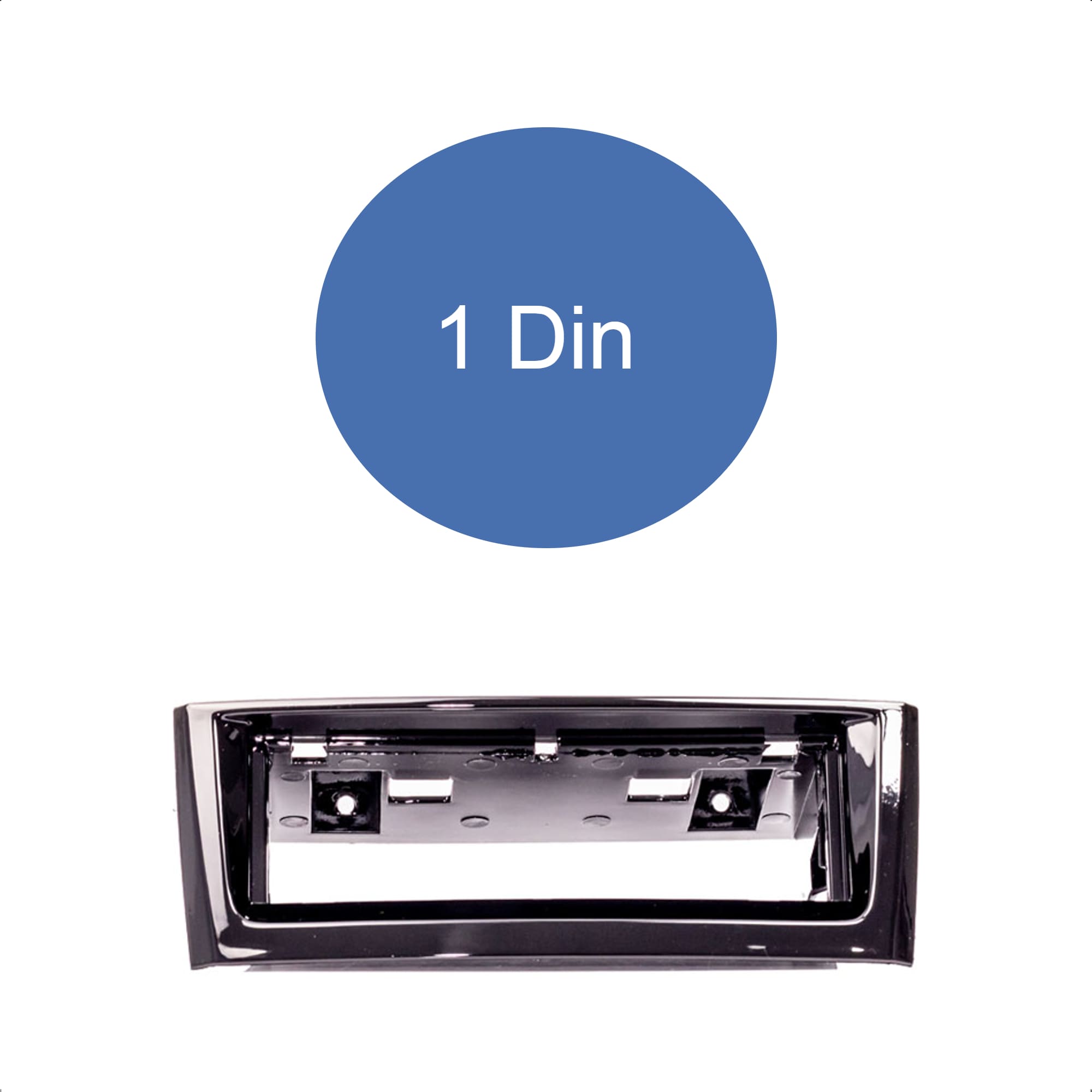 Moldura 1 Din Black Piano Punto E Linea 2008/2009/2010/2011/2012 Expex - EPX 086