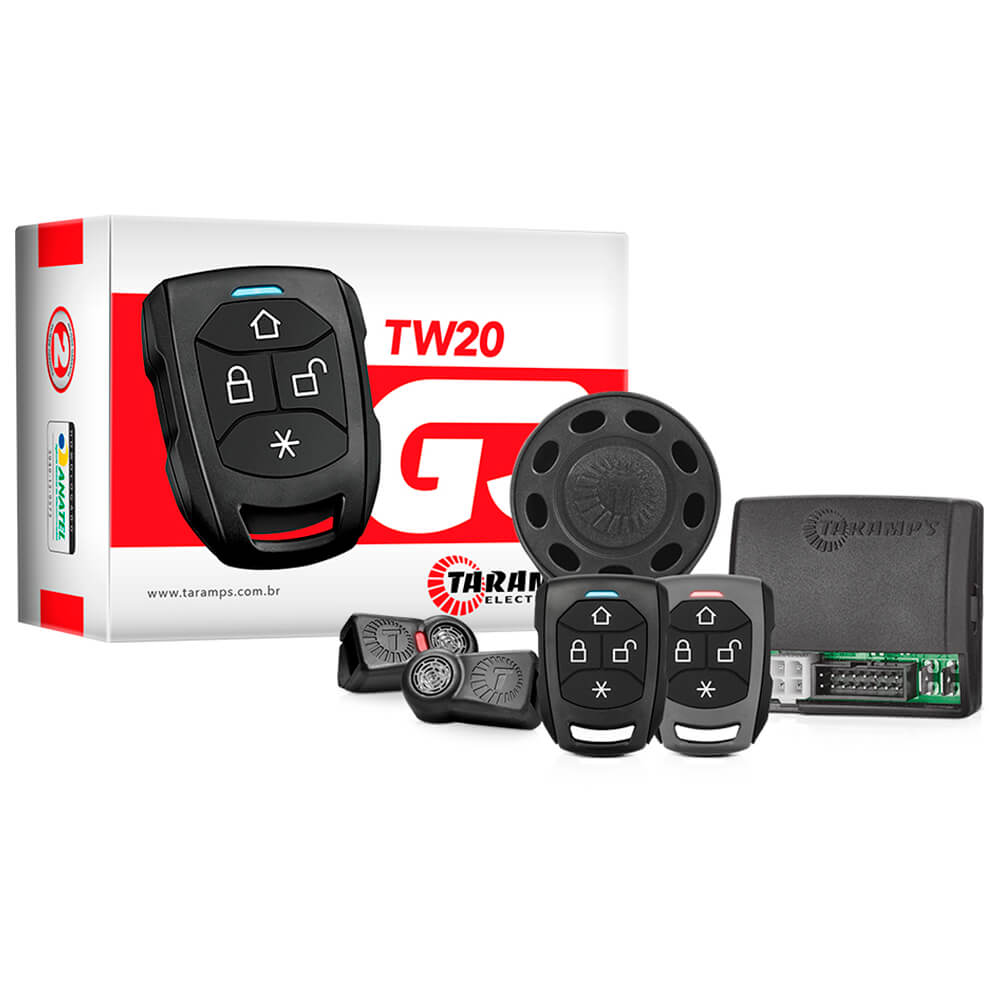 Alarme Taramps TW20P G4 Automotivo Controle Presença