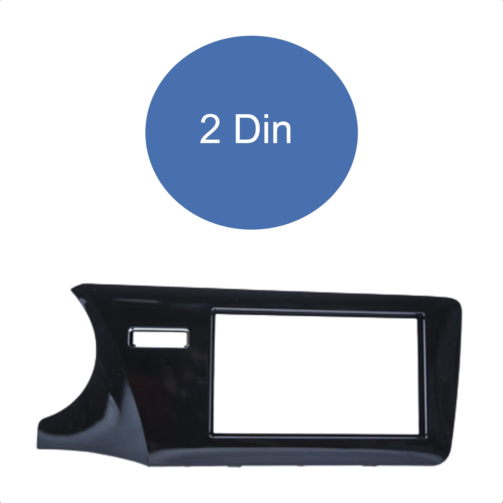 Moldura 2 Din Black Piano City 2015/2016/2017/2018/2019/2020/2021/2022 Expex - EPX 150