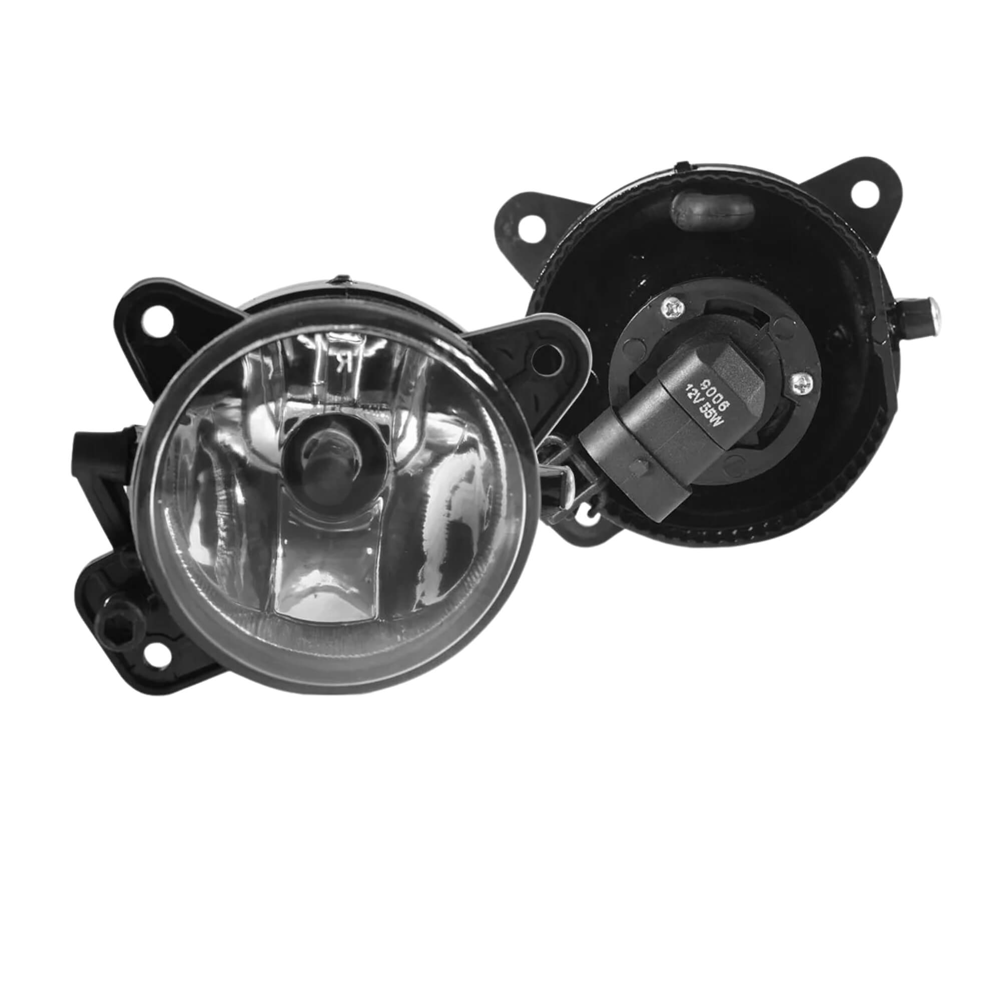 Kit Farol de Milha Saveiro G6 2014 a 2016 com Molduras e Botão Modelo Original Suns - FGS0022