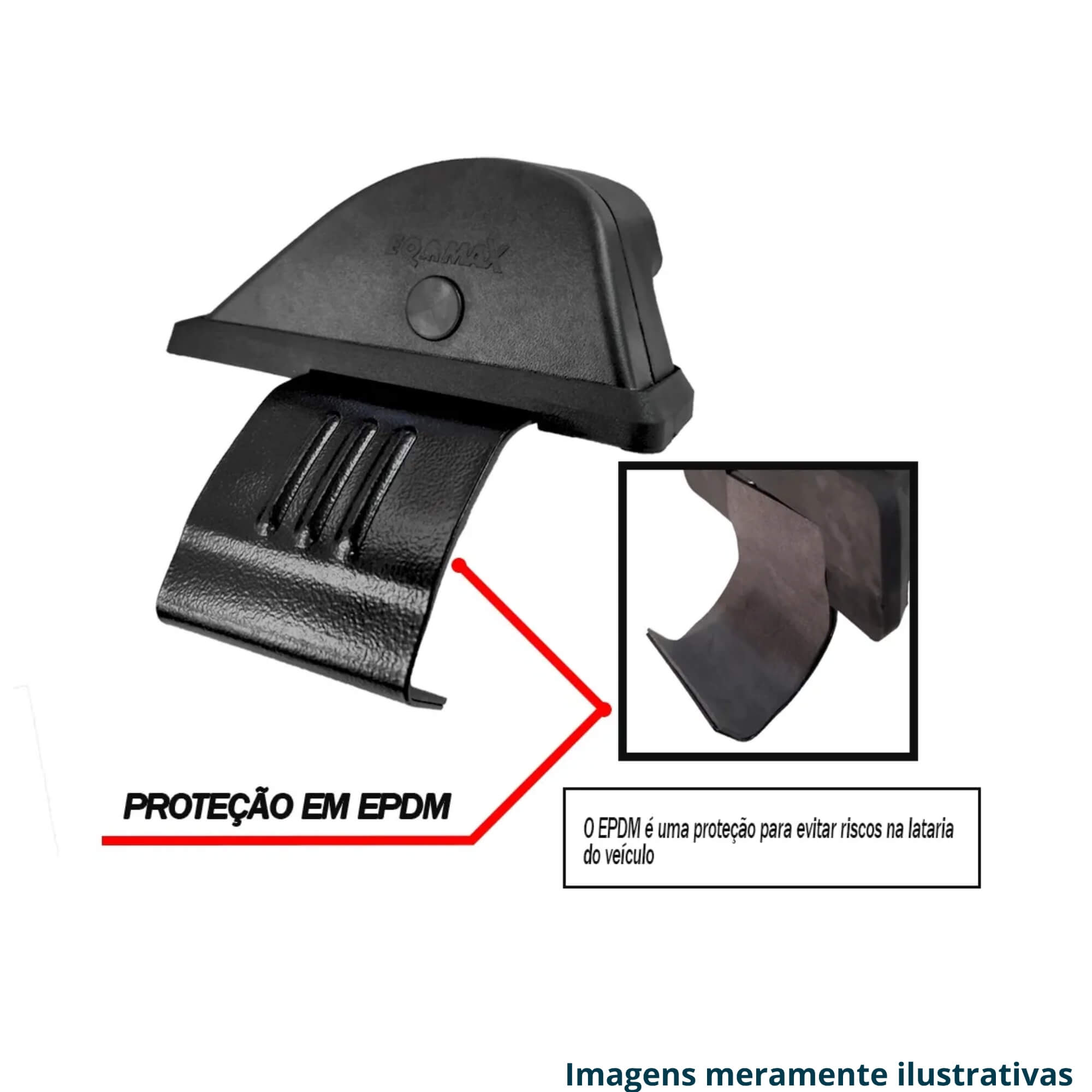 Rack Automotivo Alumínio New Wave Toyota Corolla 2015/2019 Cor Preto Equimax - 6285