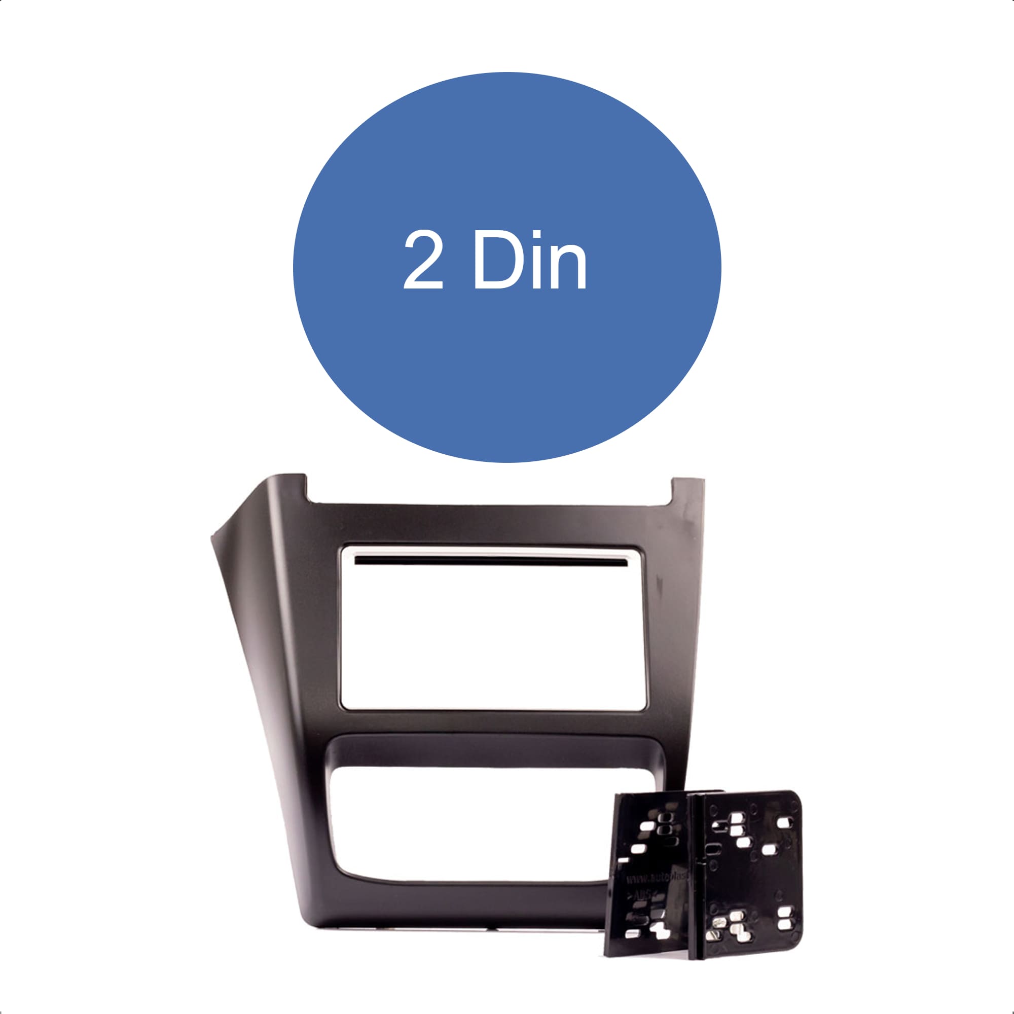 Moldura 2 Din Fox e Space Fox 2014 2015 2016 2017 2018 2019 2020 2021 Preto JP Expex - EPX 135
