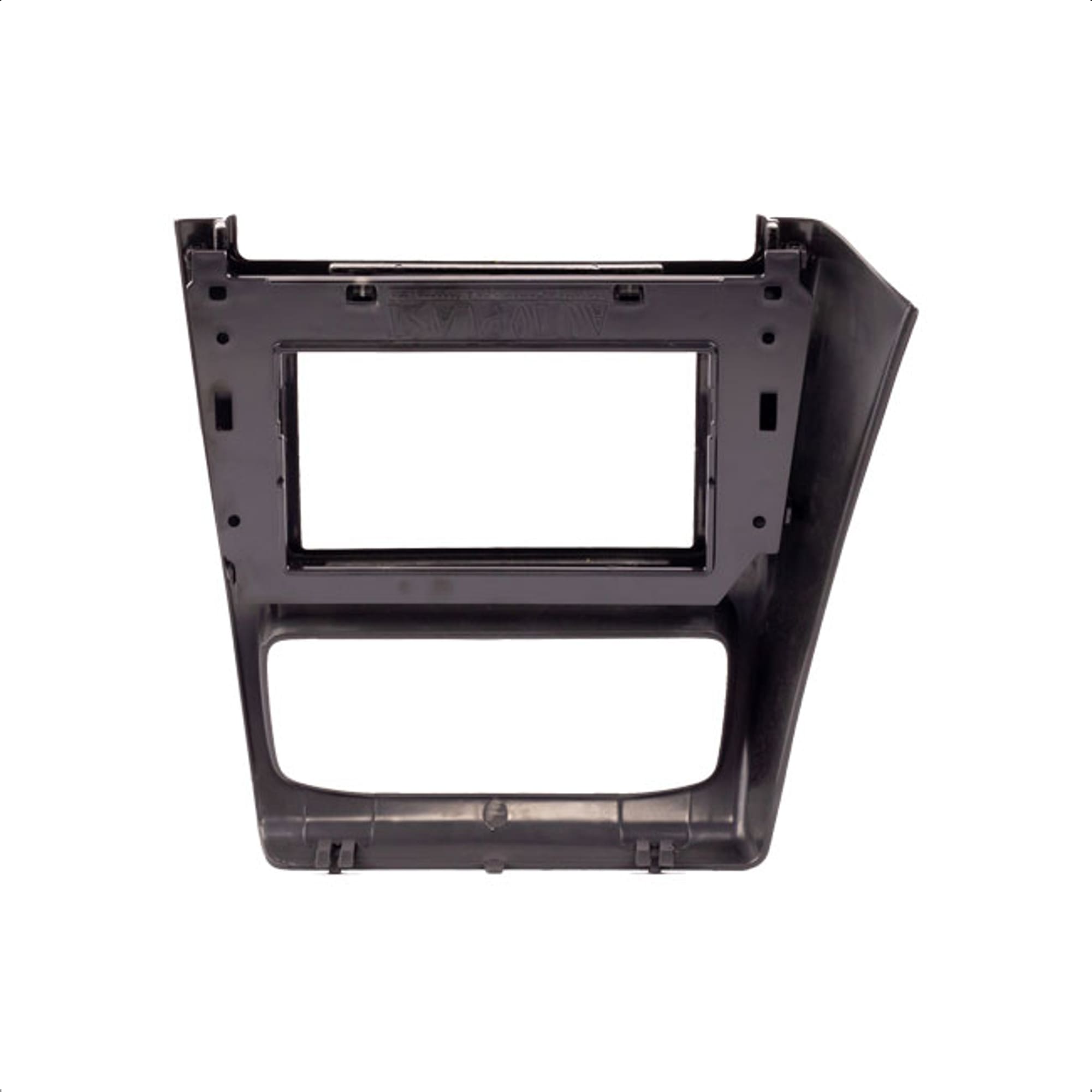 Moldura 2 Din Fox e Space Fox 2014 2015 2016 2017 2018 2019 2020 2021 Preto JP Expex - EPX 135