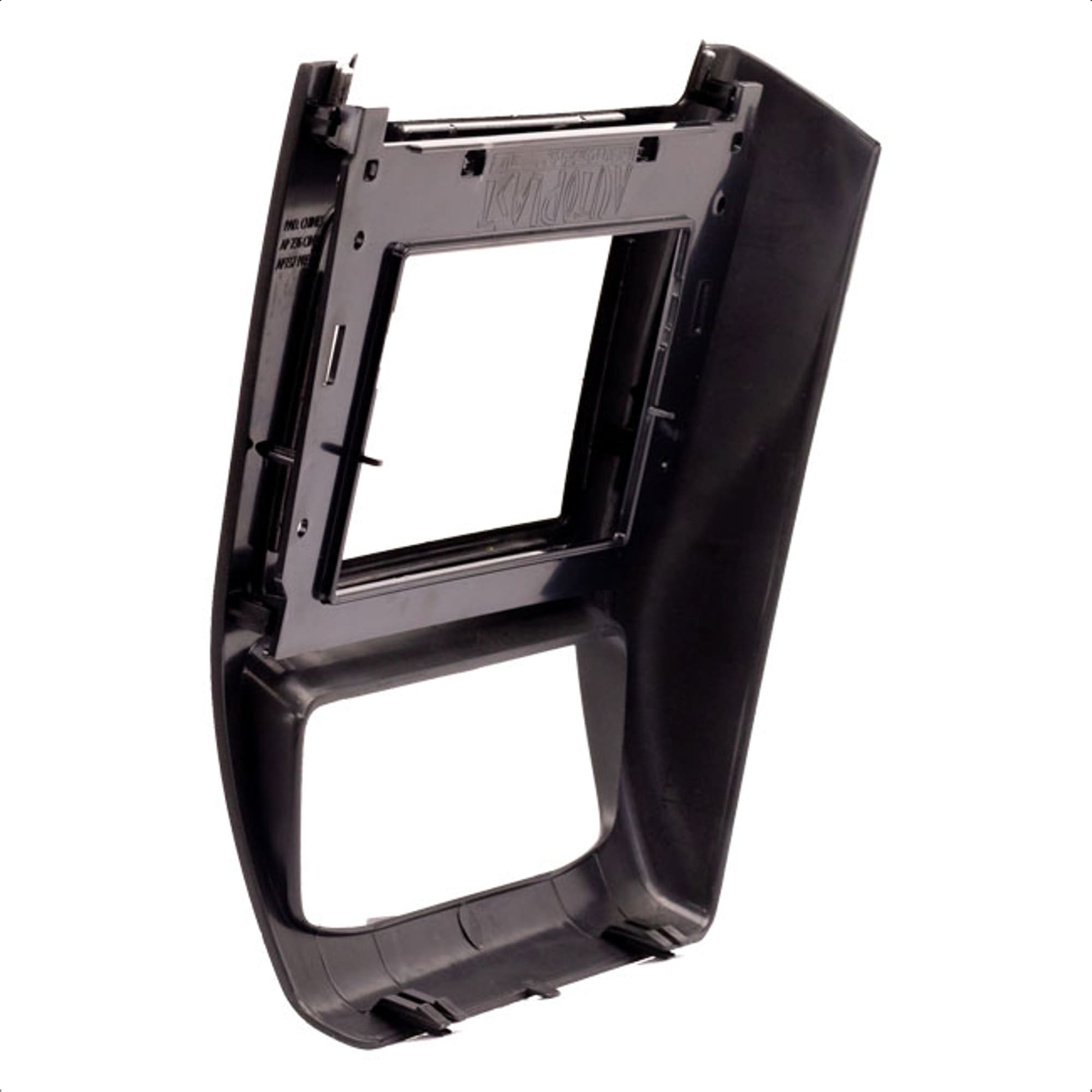 Moldura 2 Din Fox e Space Fox 2014 2015 2016 2017 2018 2019 2020 2021 Preto JP Expex - EPX 135