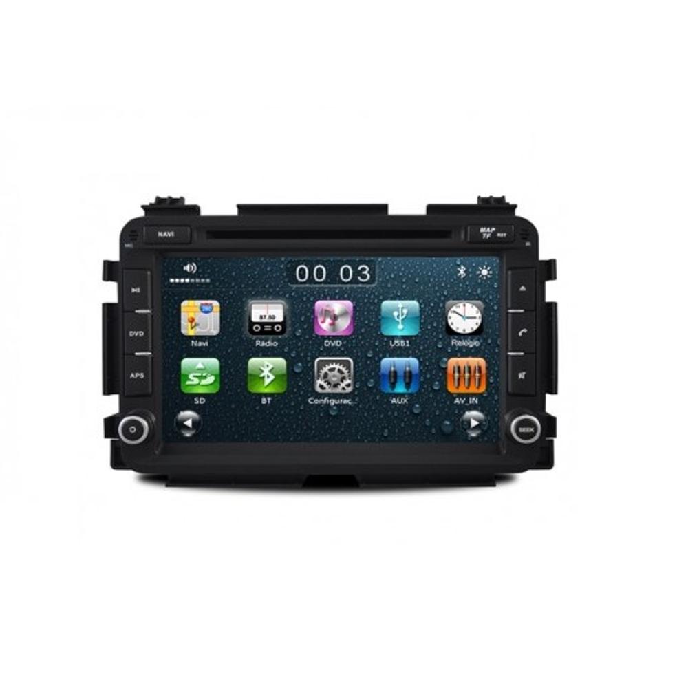 Multimidia Honda Hrv 2016 em diante Bt Gps Usb Tv Espelhamento Voolt