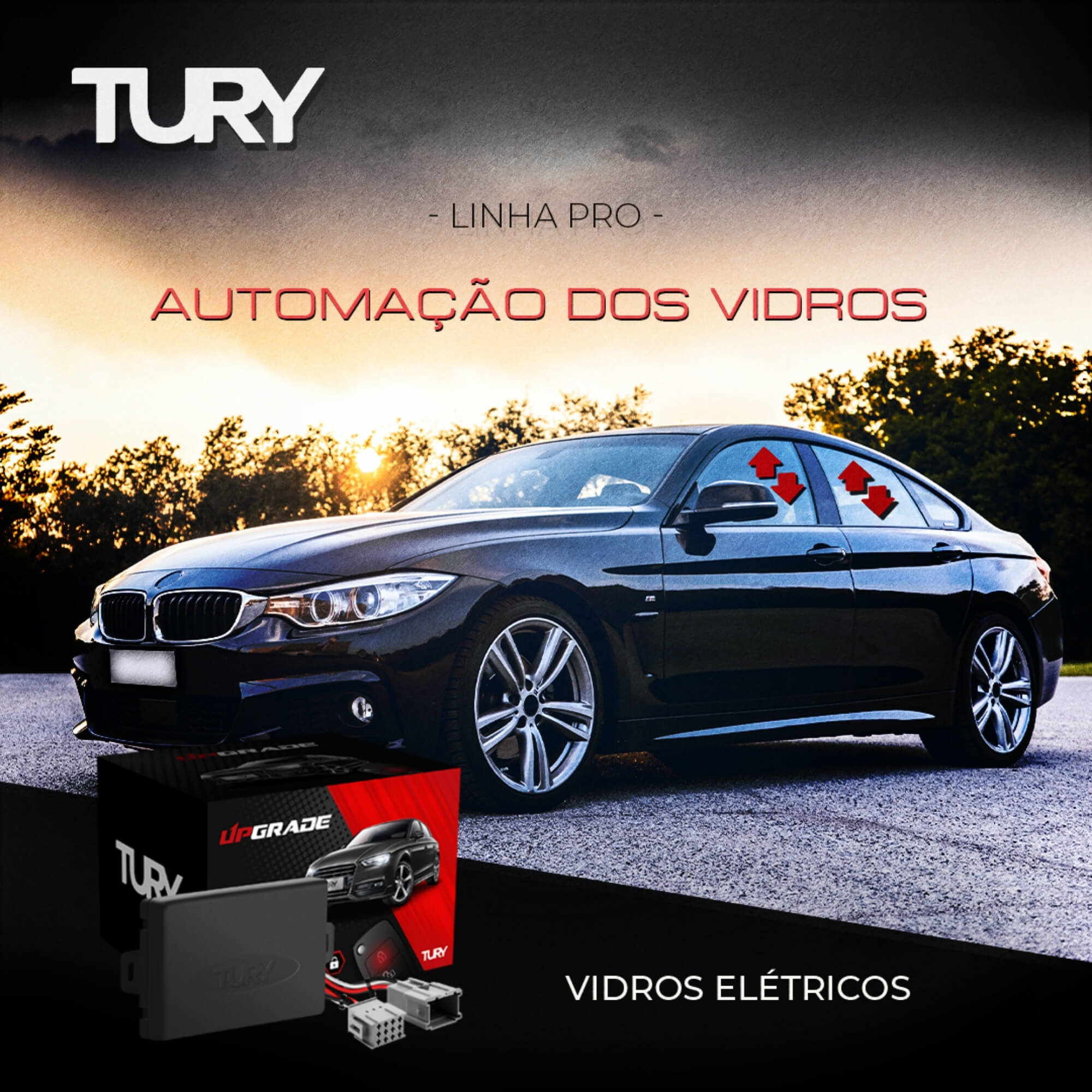 Módulo Automação de Vidros Elétricos compatível com Outlander/ASX/Lancer Tury - PRO 4.43 AE