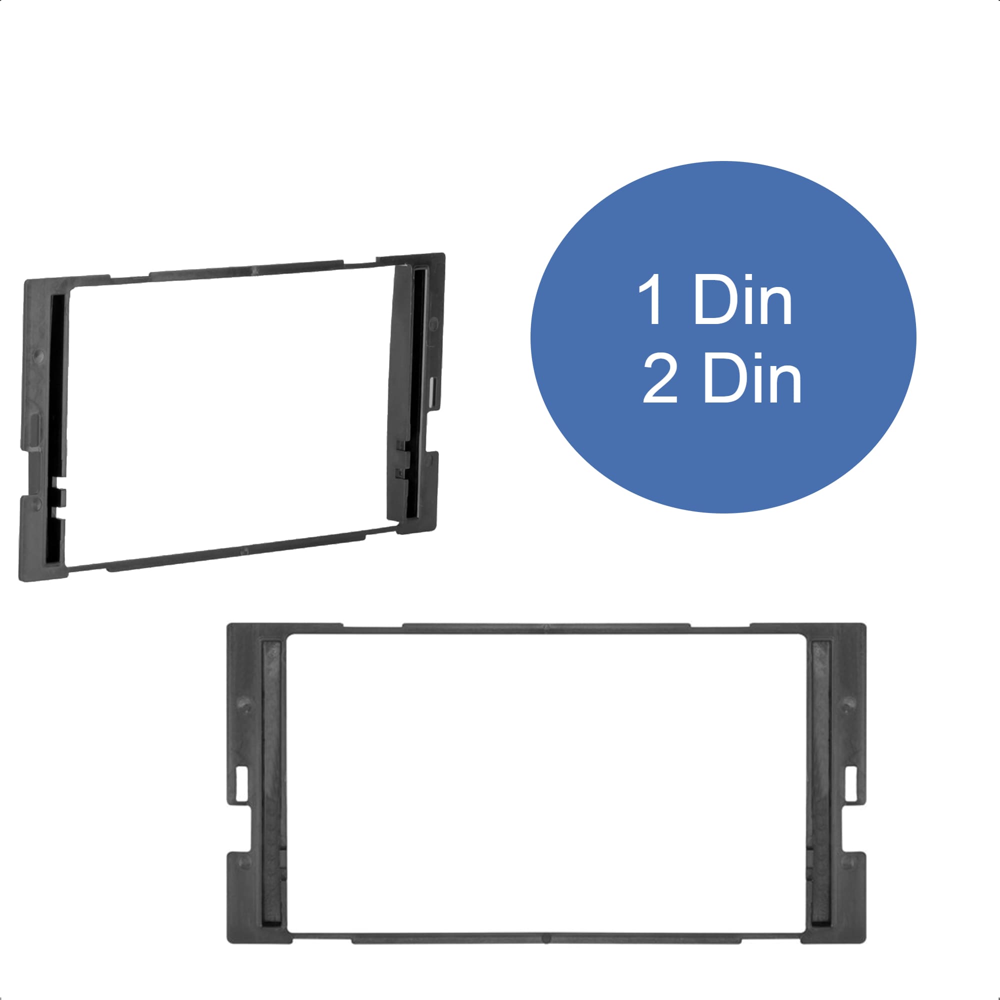 Moldura 1 Din/2 Din Preto New March 2014 Até 2016 Versa 2014-2019 Sentra 2014-2018 Expex - EPX 205