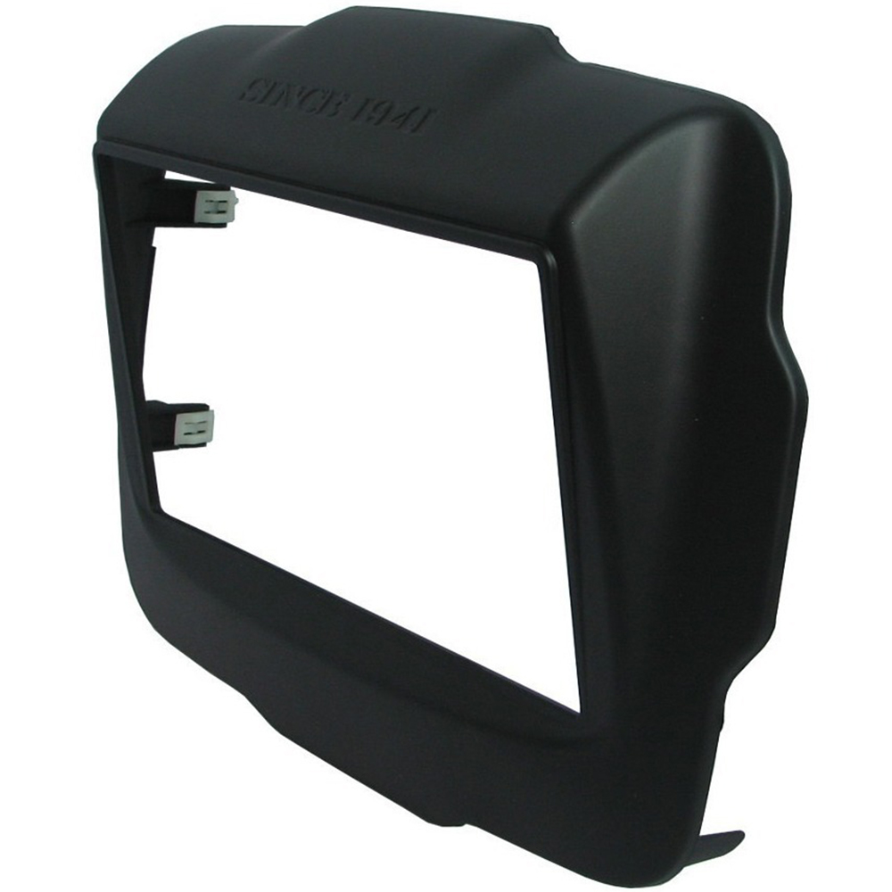 Moldura 2 Din 7" Preta Soft Emborrachada Jeep Renegade PCD 2015 em diante EPX 213 / 89/K2