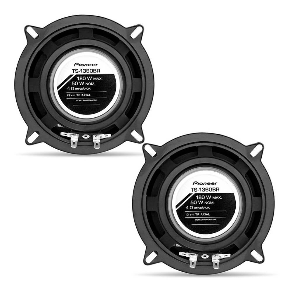 COMP Alto Falante Pioneer TS-1360BR - Kit Triaxial 5 (2x50WRMS)