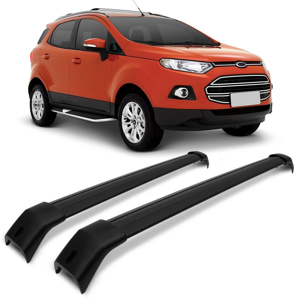 Rack de Teto Travessa Larga Ecosport 2013 em diante Preta Projecar - FO-518