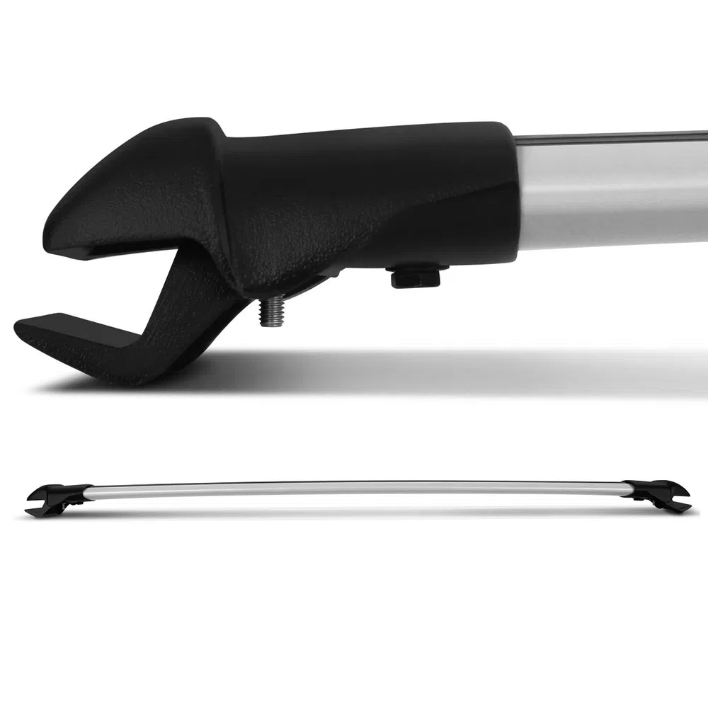 Travessa De Teto Toyota Hilux SW4 até 2010 Larga Prata (par) TY-606 Projecar