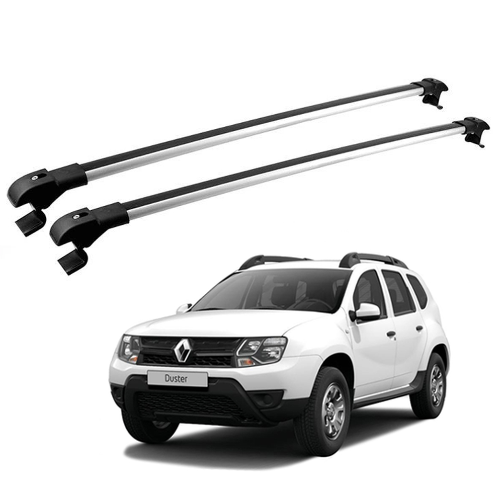 Rack de Teto Travessa Larga Duster 2016 até 2024 Prata Projecar - RN-4015