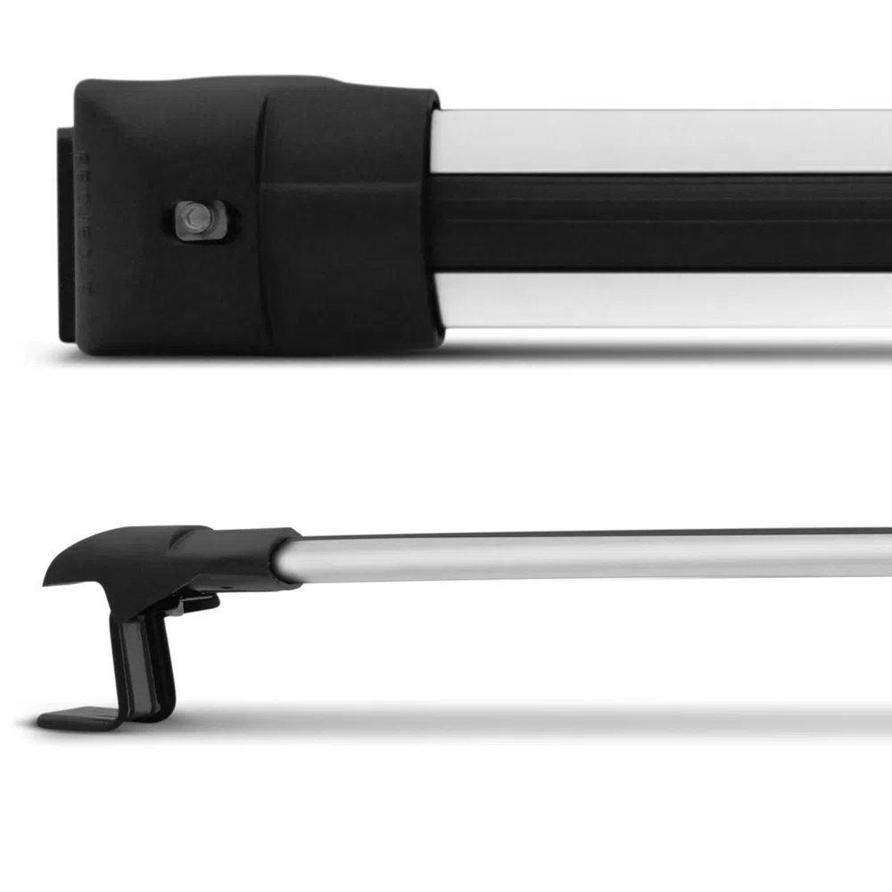 Rack de Teto Travessa Larga Duster 2016 até 2024 Prata Projecar - RN-4015