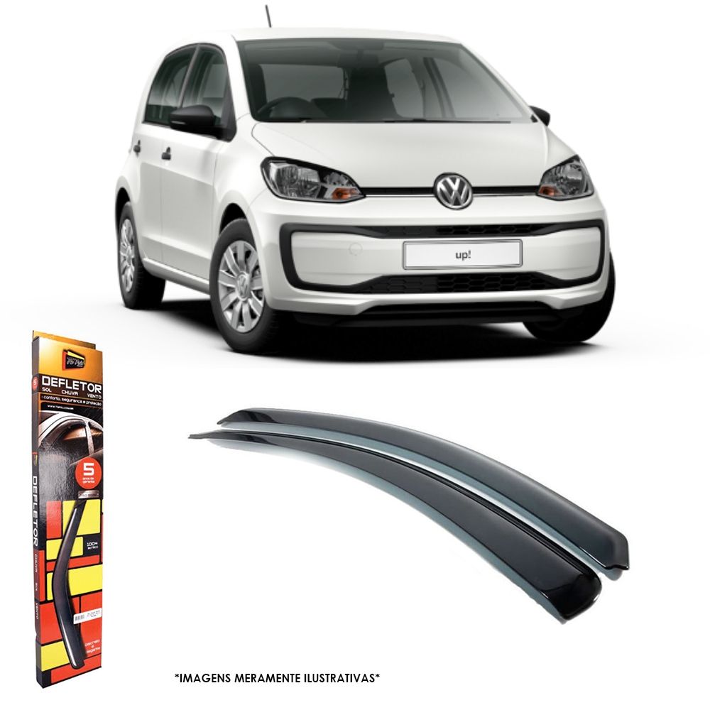 Calha de Chuva para Volkswagen UP 2014 a 2018 2 Portas TG Poli 22018
