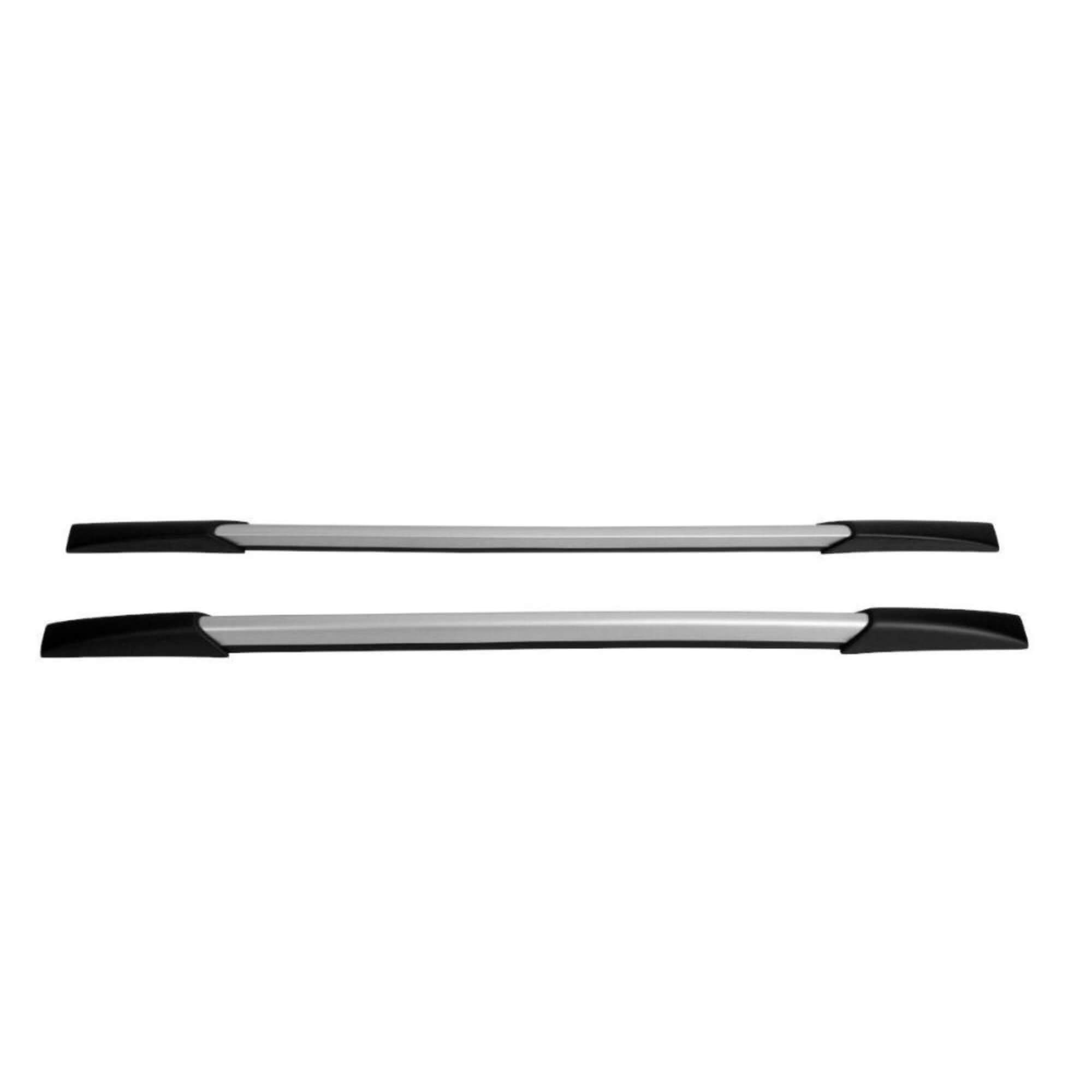 Longarina Universal Veículos Cabine Dupla Preta e Prata 1,54m Rack de Teto Decorativa TG Poli - 5036