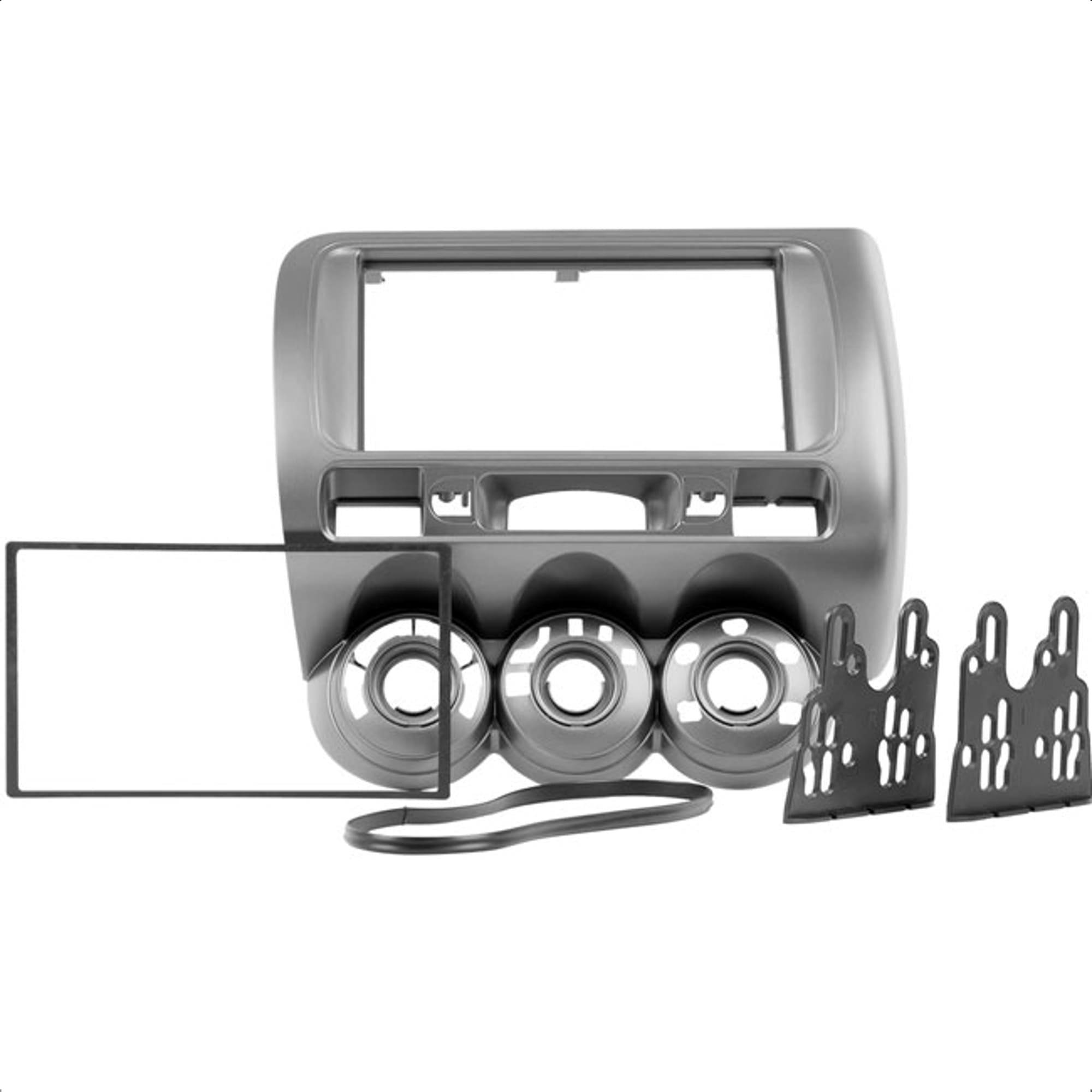 Moldura 2 Din Grafite Fit 2004/2005/2006/2007/2008 Expex - EPX152/22032HO