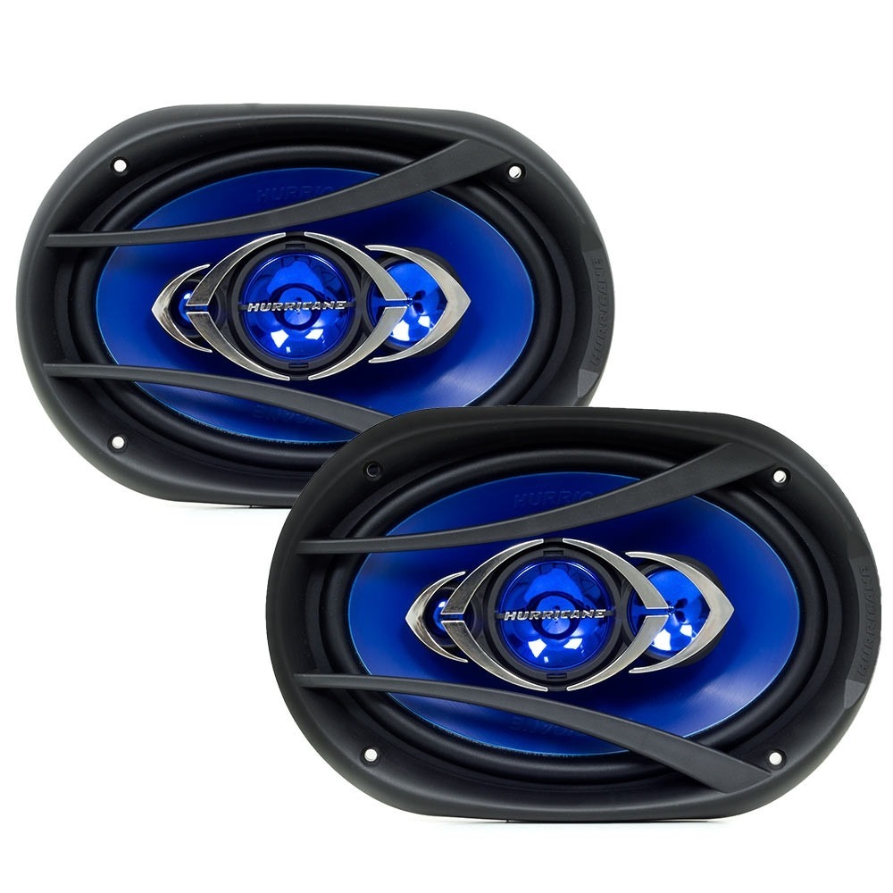 Par Alto Falante 6x9 Pol 180W RMS 4 Ohms CM69 New Quadriaxial Hurricane - AF10000118