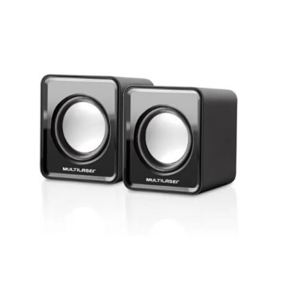 Caixa de Som Mini 3W USB 2.0 Black Piano SP144 - Multilaser