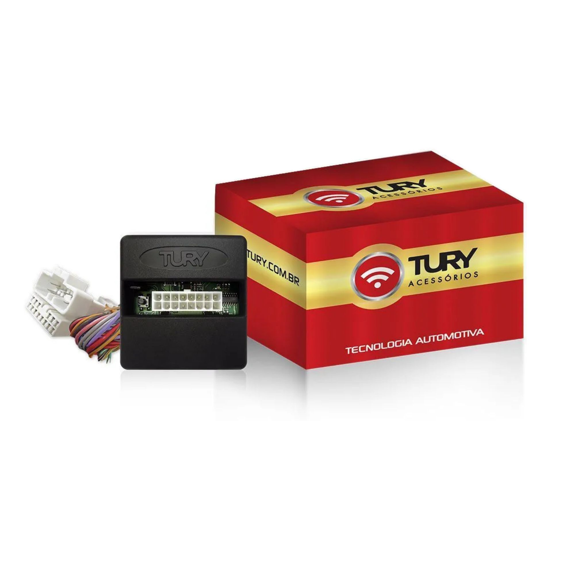 Módulo de Vidro Logan / Sandero 2016-2019 Vidros Diant. Plug and Play Tury LVX 5.11/DE/PRO 1.11DE