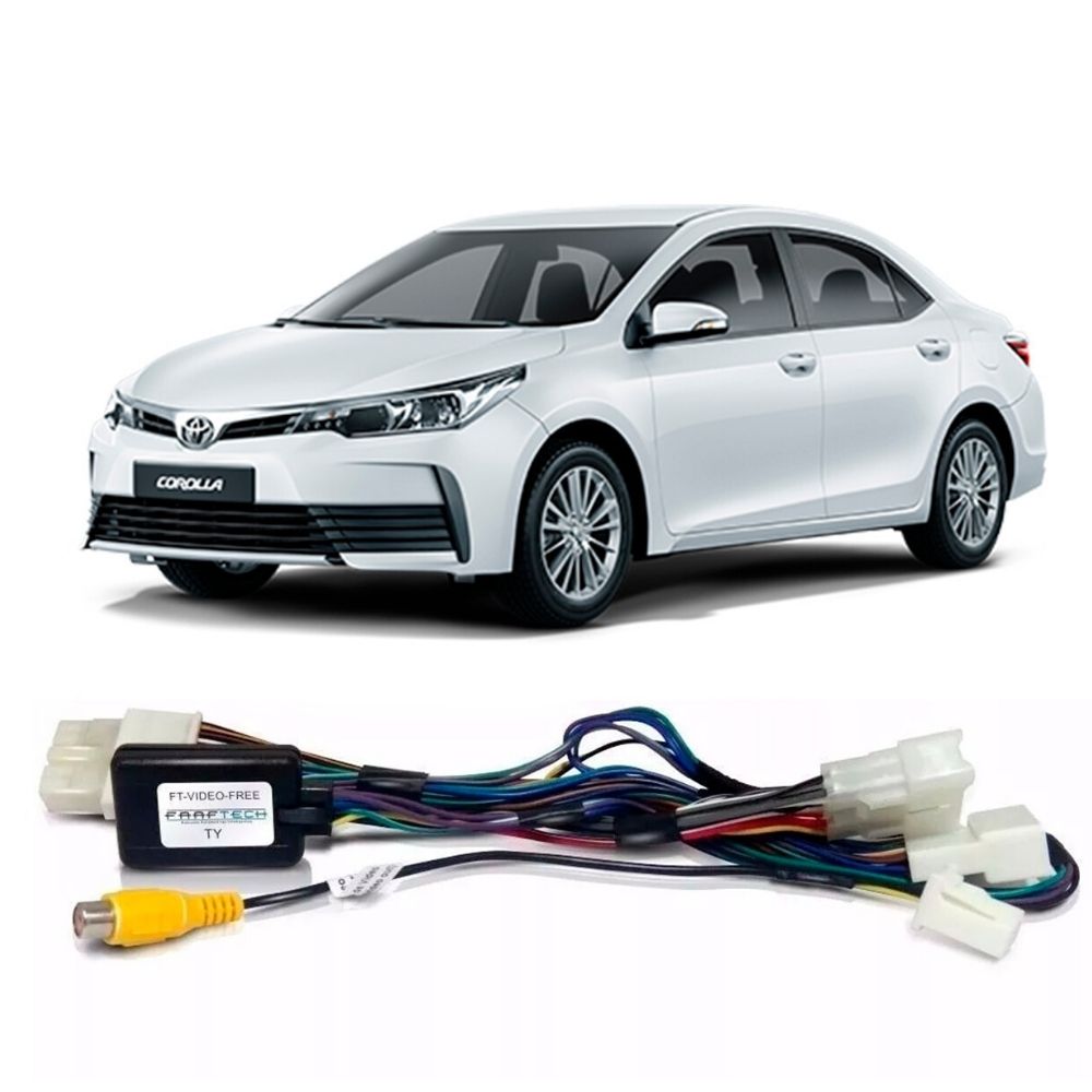 Interface de Video Toyota  Corolla Hilux 2014 em diante FT-VF-TY - Faaftech