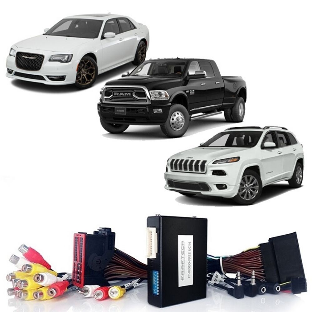 Interface de Vídeo Chrysler Dodge Jeep FT-VIDEO-FREE-UC14 - Faaftech