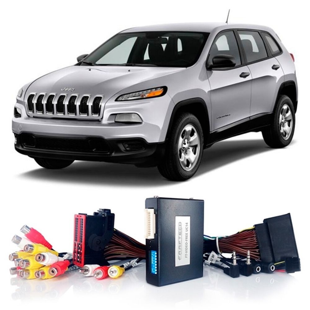 Interface de Vídeo Chrysler Dodge Jeep FT-VIDEO-FREE-UC14 - Faaftech