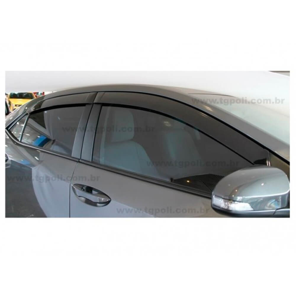 Calha de Chuva Toyota Corolla Sedan 2015 em diante 4 Portas TG Poli - 27007
