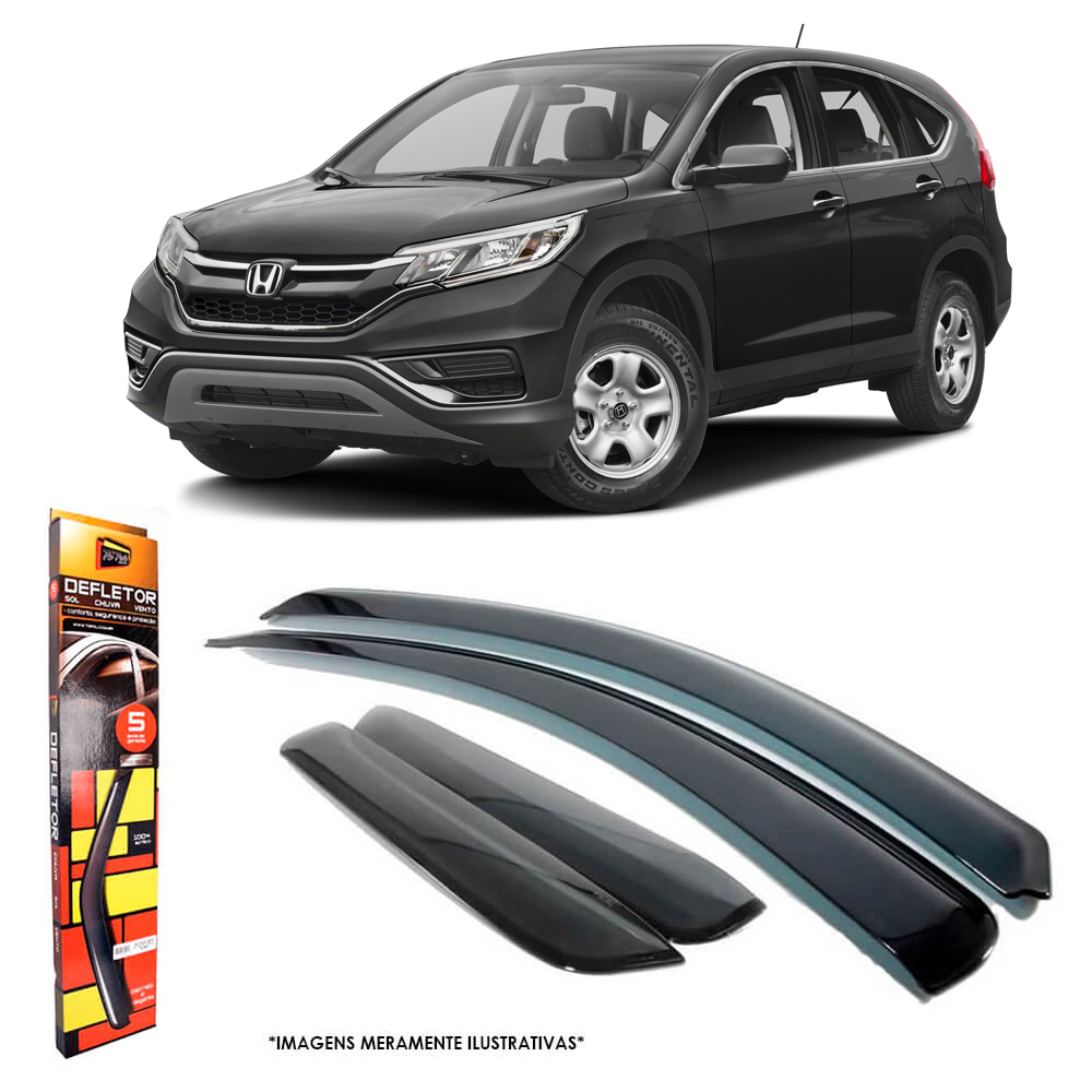 Calha de Chuva Honda CRV 2012 até 2016 4 Portas TG Poli - 28007
