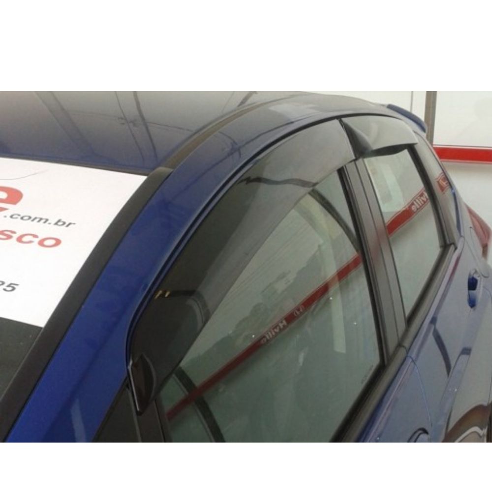 Calha de Chuva para Honda New Fit 2015 a 2020 WRV 2017 a 2020 4 portas TG Poli - 28008