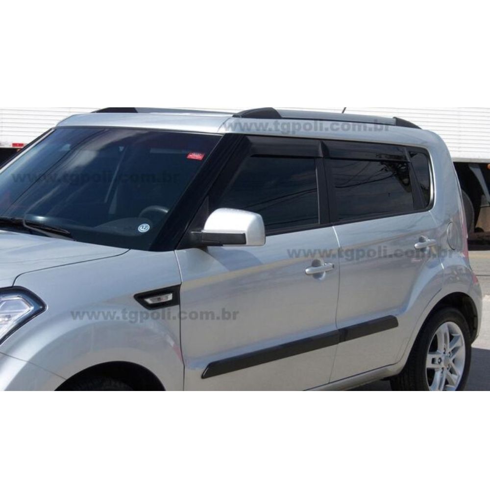 Calha de Chuva Kia Soul 2009 até 2015 4 Portas TG Poli - 31001