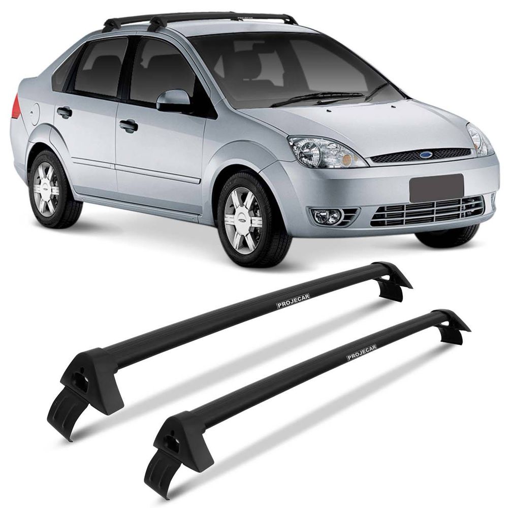 Rack Teto Fiesta 03/13 alumínio Preto (Porta) FO-505 Projecar