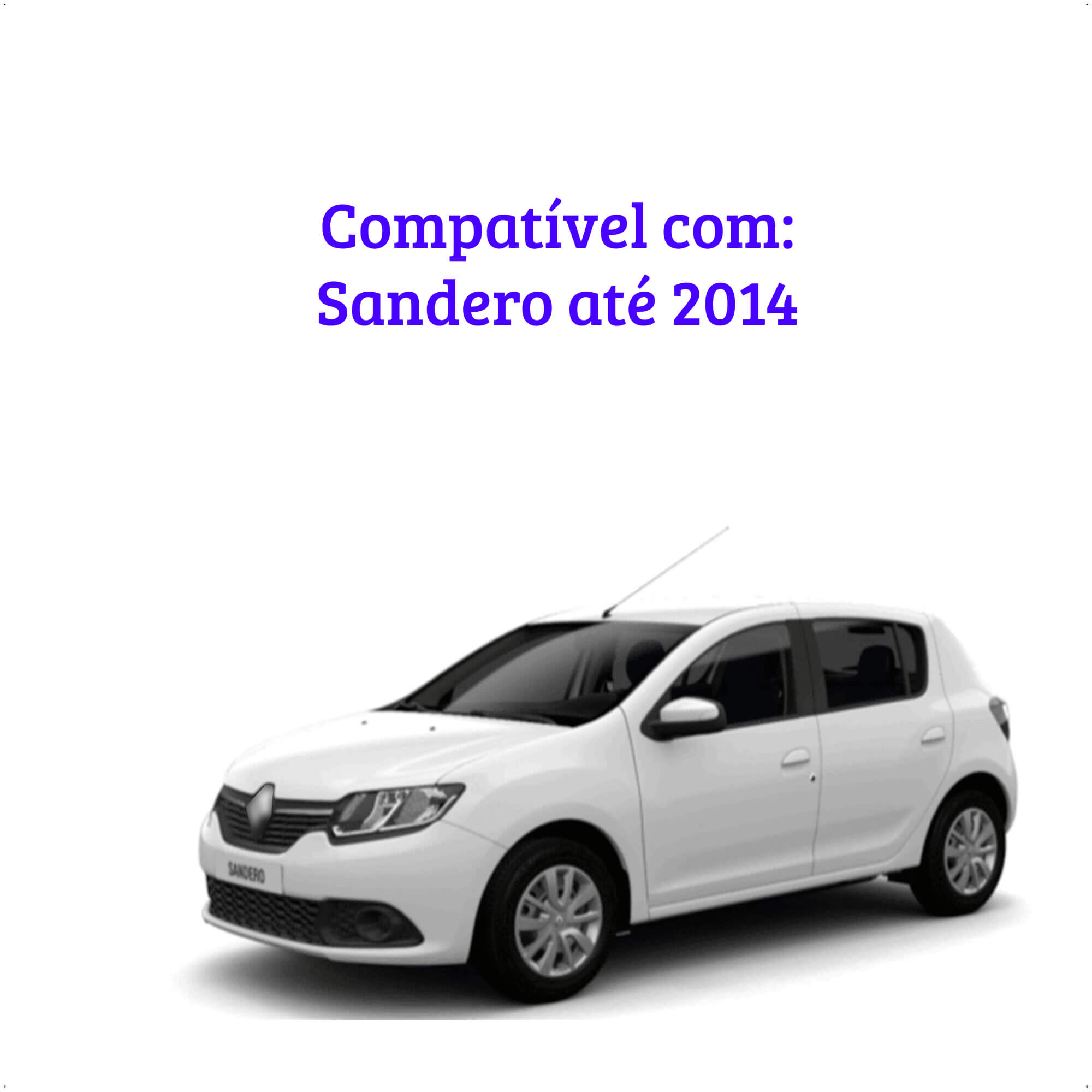 Rack Travessa Preto Sandero até 2014 Teto Até 45kg Presa na Longarina Sem Furar Projecar RN-4000