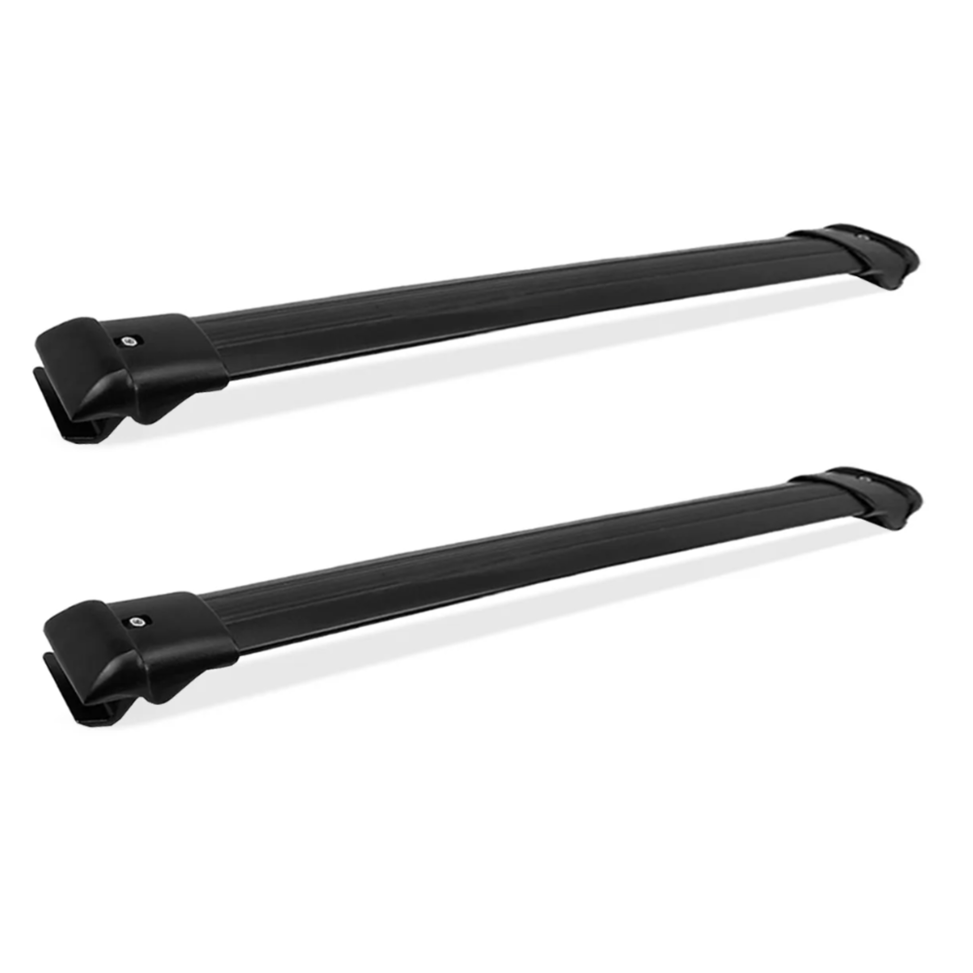 Par de Travessa Larga para Outlander 2008 2009 2010 2011 2012 2013 Preta Projecar MI-3019