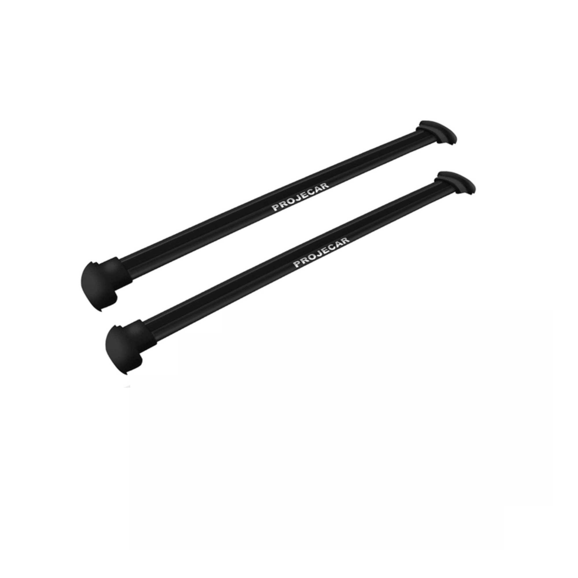 Par de Travessa Larga para Outlander 2008 2009 2010 2011 2012 2013 Preta Projecar MI-3019