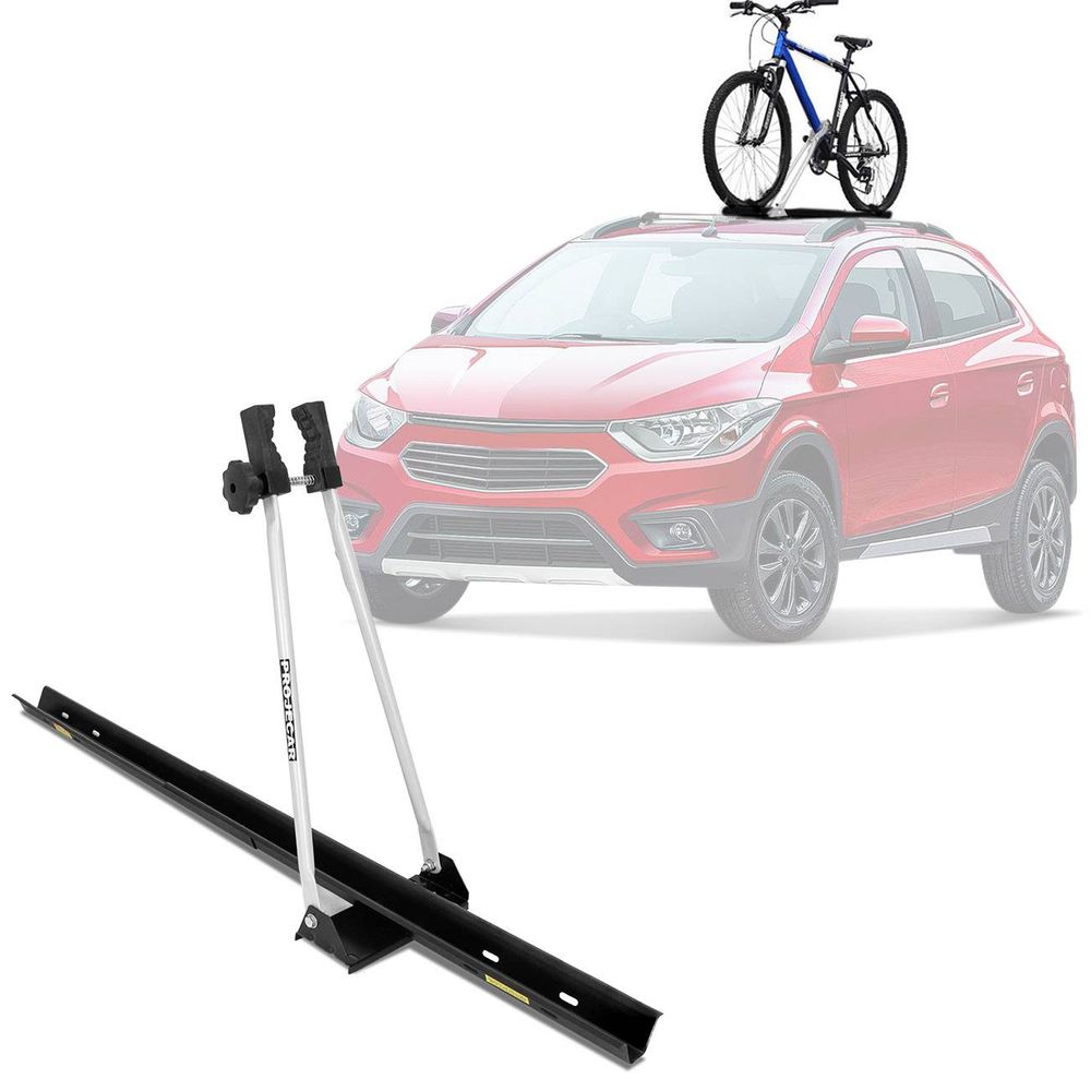 Transbike Alumínio Preto/Prata Racks/Longarinas/Travessas (1 Bike) BK-1801 Projecar